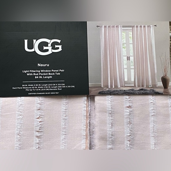 UGG Nauru Light Filtering window panels - Picture 4 of 7